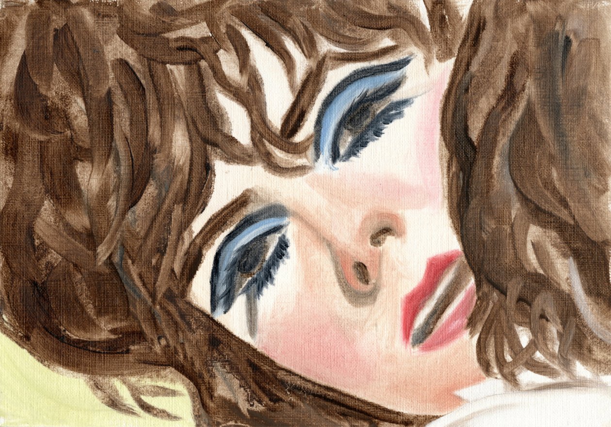 Myrtle (Blaue Lidschatten), 2024 von Cathy Lomax