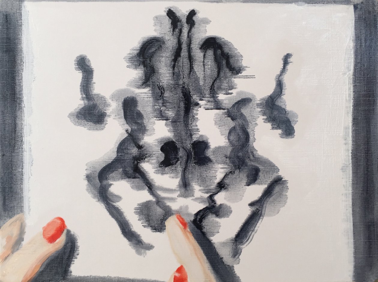 Rorschach-Zeichnung, 2017 von Cathy Lomax