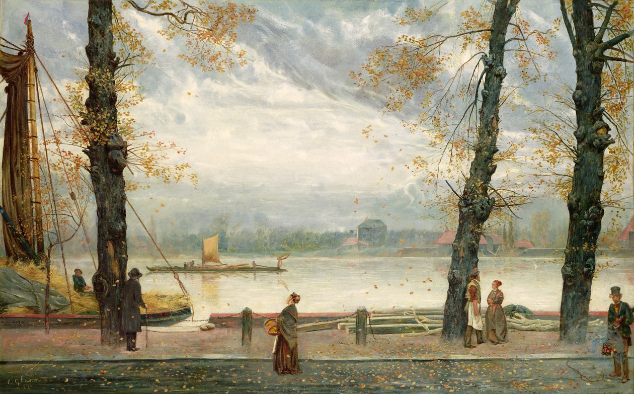 Cheyne Walk, 1870 von Cecil Gordon Lawson