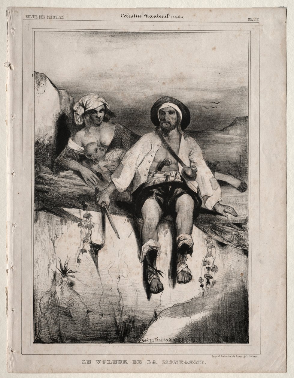 Der Räuber vom Berg von Celestin Francois Nanteuil