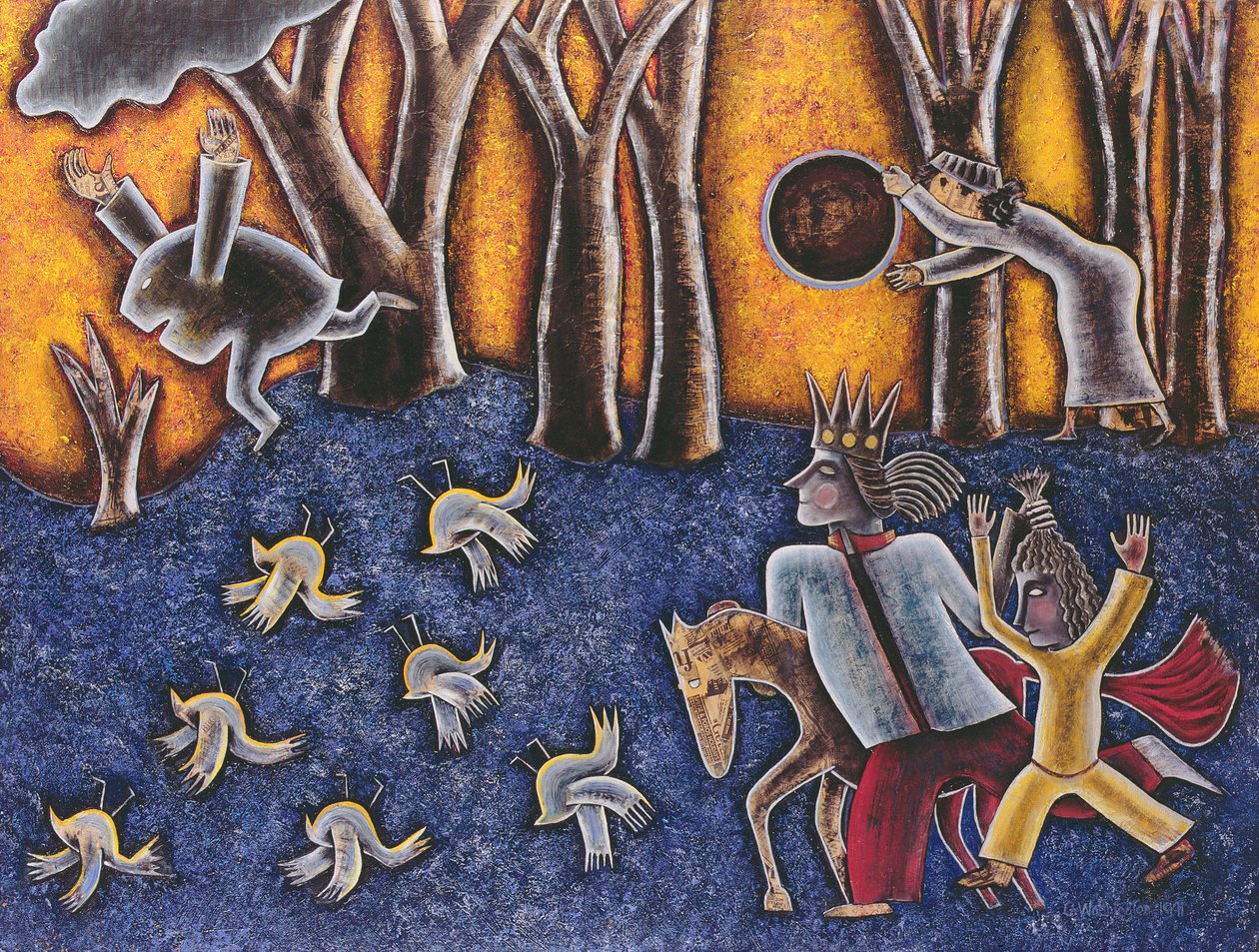 Den Mond spinnen, 1991 von Celia Washington
