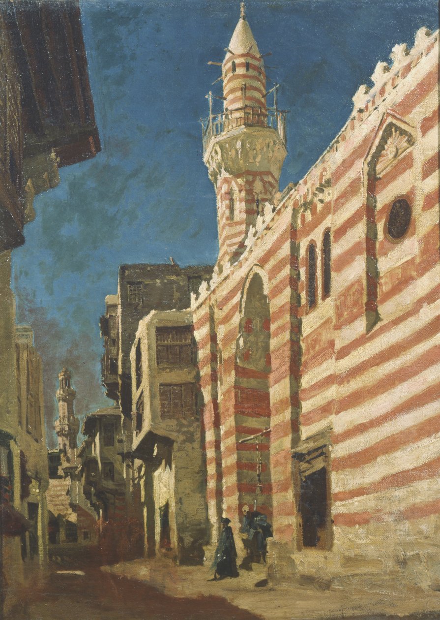 Straße in einer arabischen Stadt von Cesare Biseo