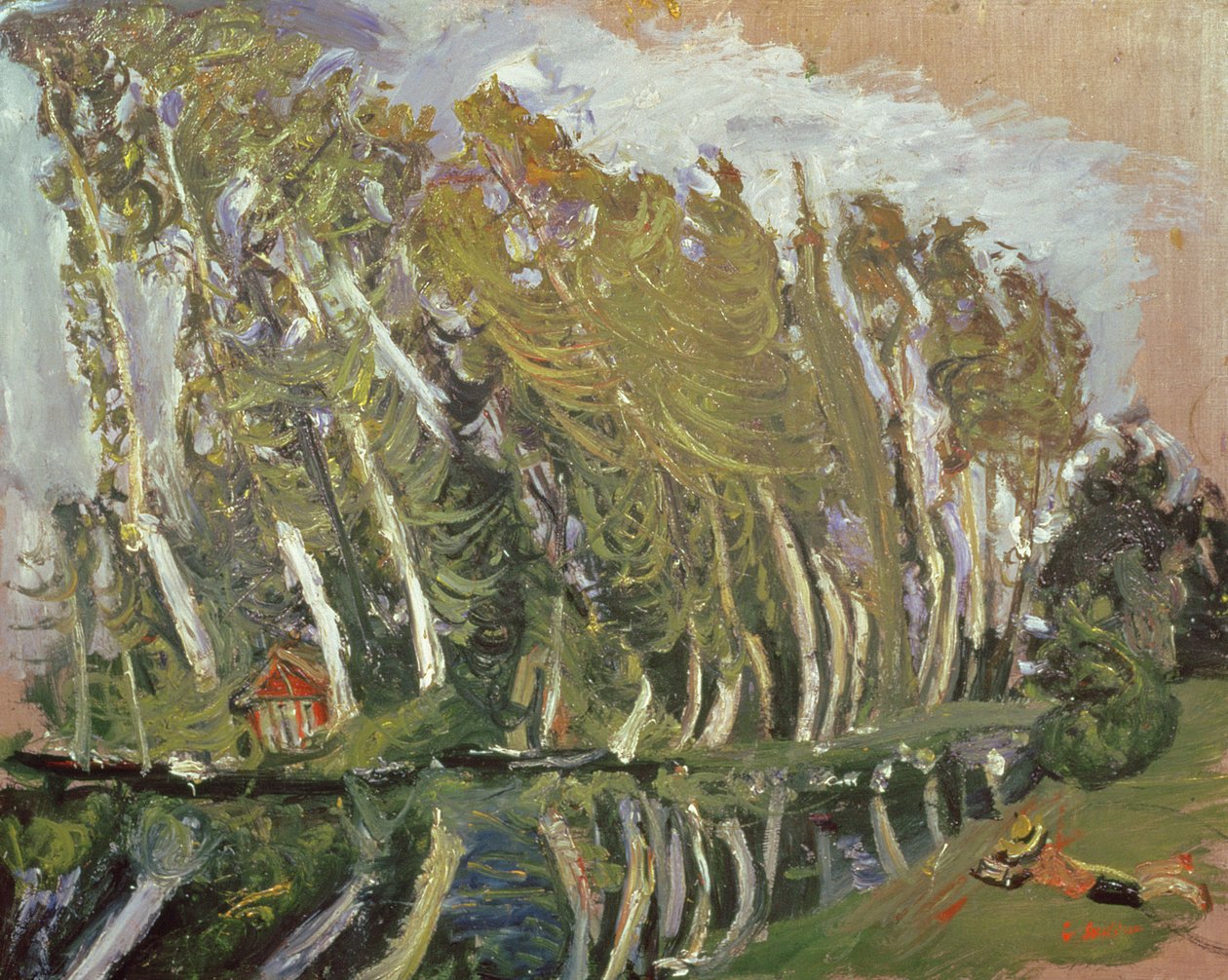 Landschaft mit liegender Figur von Chaim Soutine