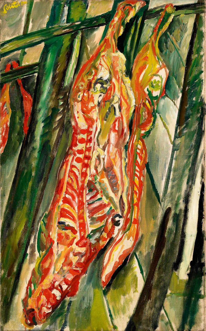 Rindfleisch-Kadaver, ca. 1920 von Chaim Soutine
