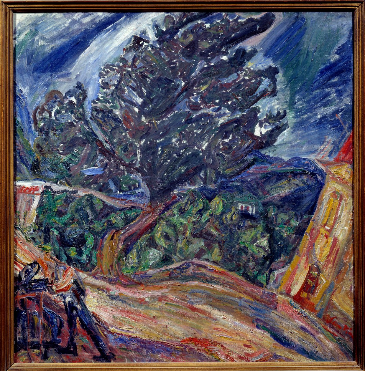 Großer Baum Blaues Gemälde von Chaim Soutine von Chaim Soutine