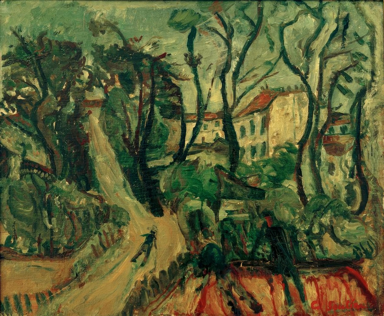 Landschaft mit Häusern von Chaim Soutine