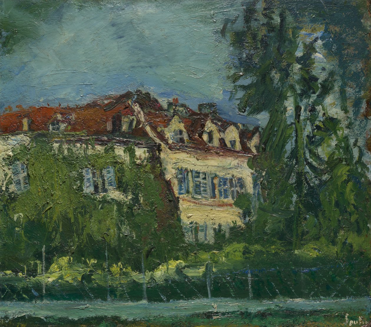 Landschaft mit Haus von Chaim Soutine