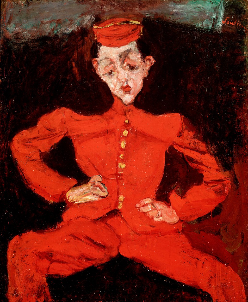 Le Groom. Gemälde von Chaim Soutine (1894-1944) von Chaim Soutine