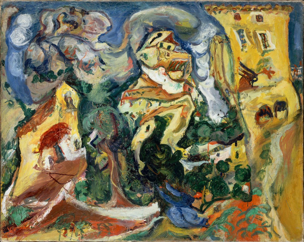 Das Dorf, ca. 1923 von Chaim Soutine
