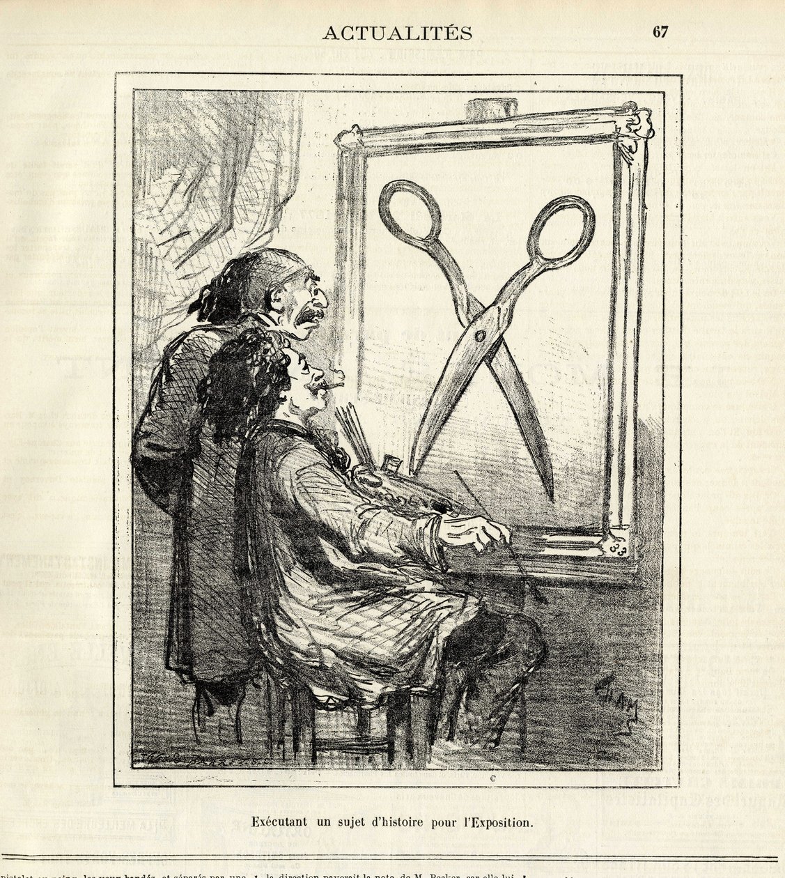 Le Charivari von Amédée de Noé