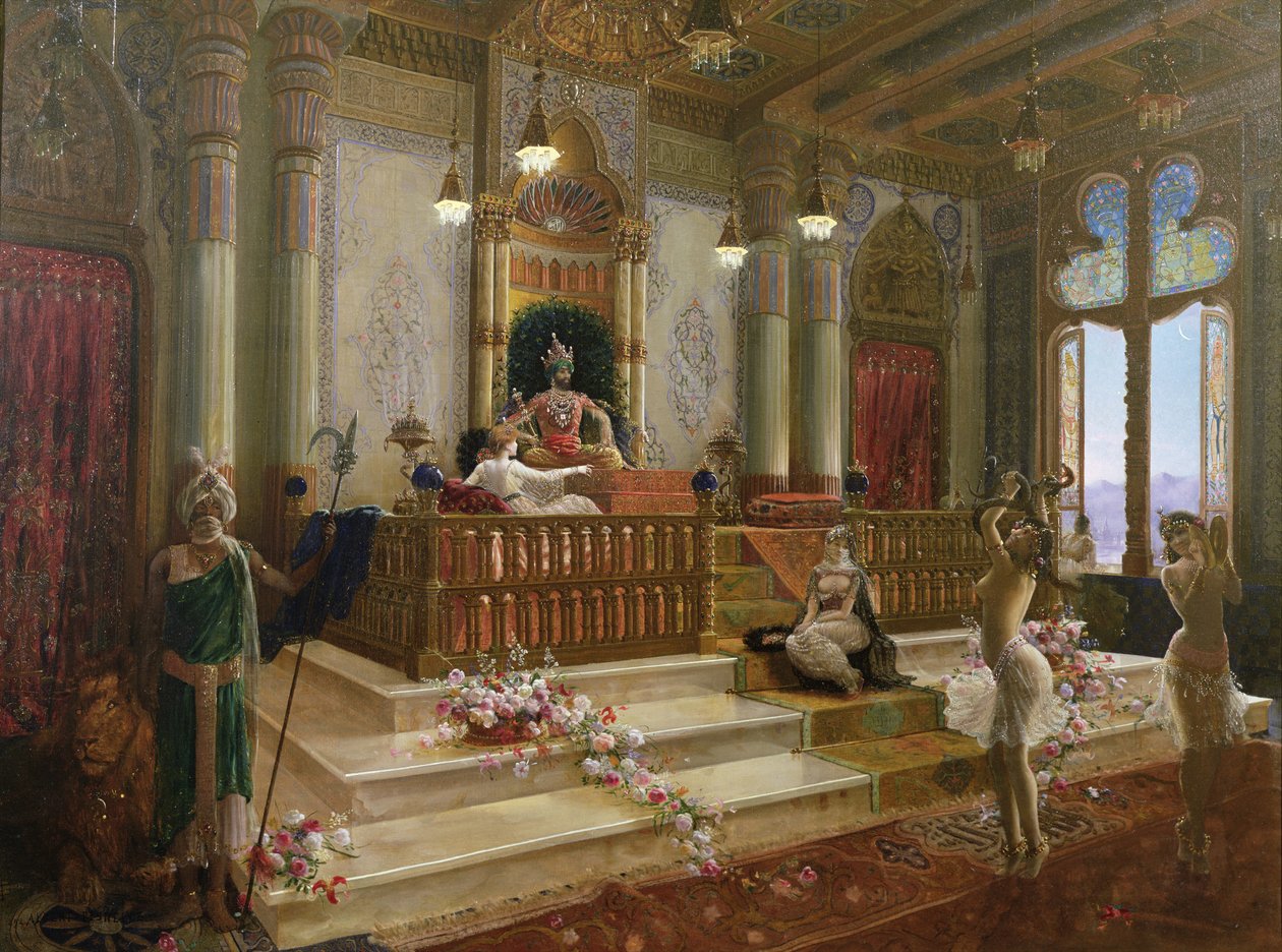 Der Lieblingsmaharadscha, ca. 1870 von Charles Albert Pesnelle