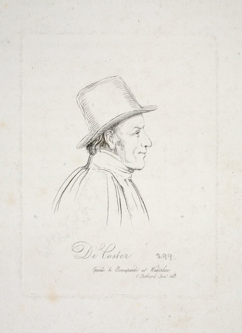De Coster, Führer von Bonaparte bei Waterloo von Charles Alfred Stothard