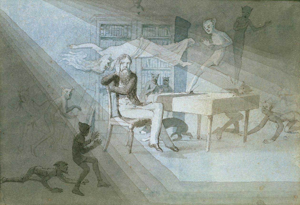 Selbstporträt von Charles Altamont Doyle