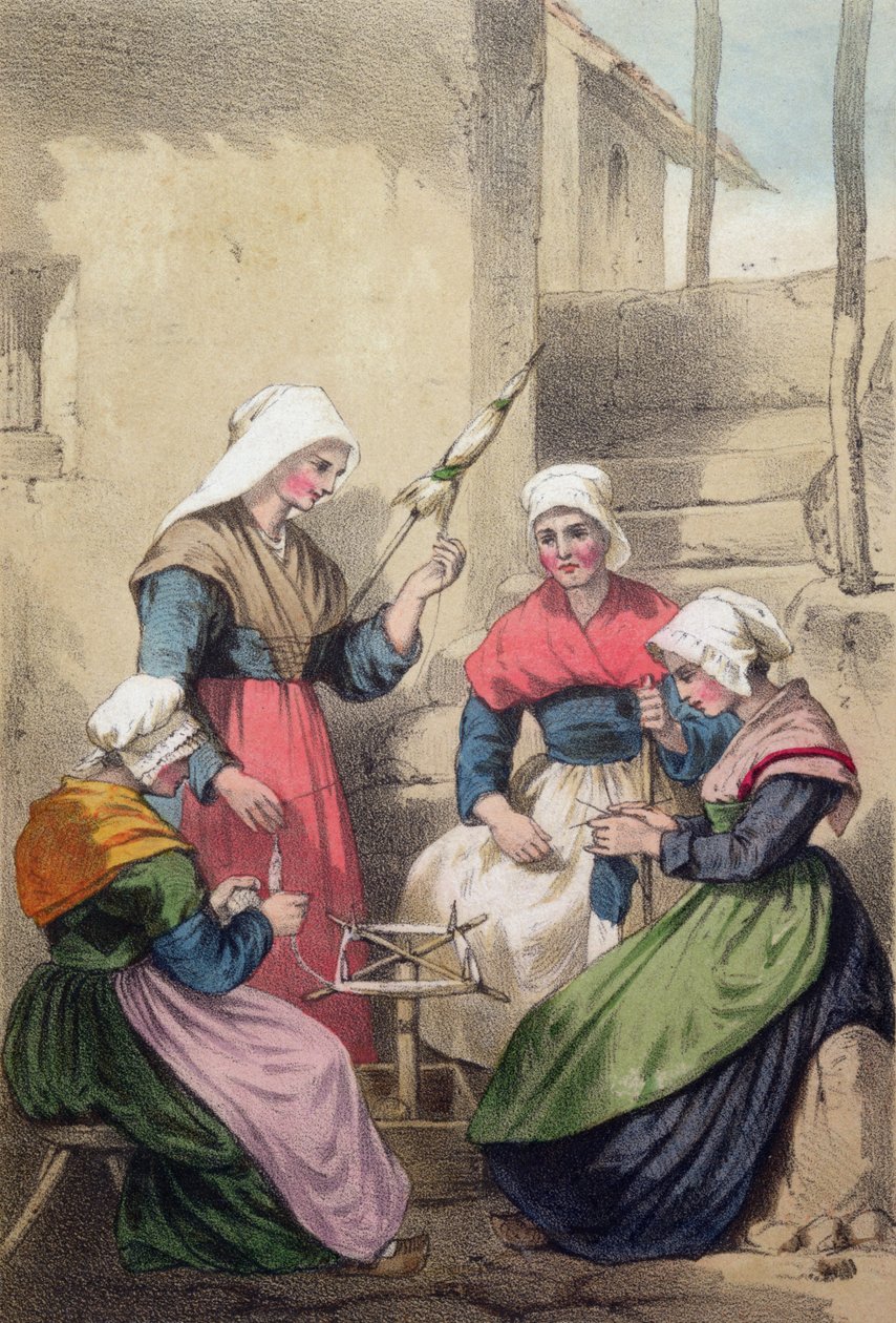 Auvergne, Spinner von Royat von Charles Bour
