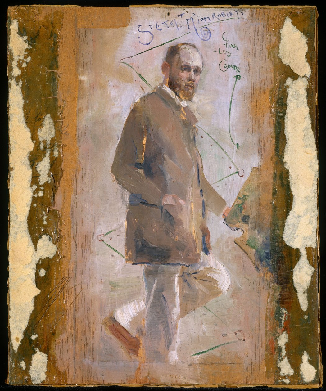 Ein Impressionist (Tom Roberts) von Charles Edward Conder