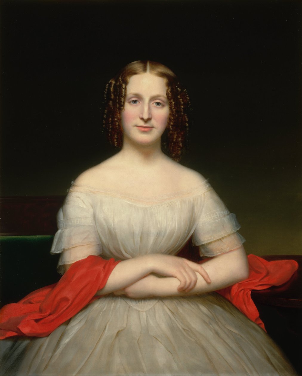 Porträt von Fidelia Marshall von Charles Cromwell Ingham