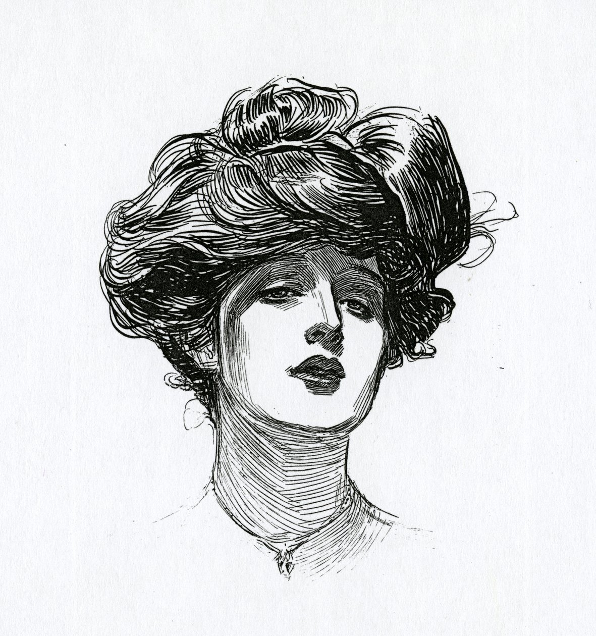 Ein Gibson-Mädchen, ca. 1902 von Charles Dana Gibson