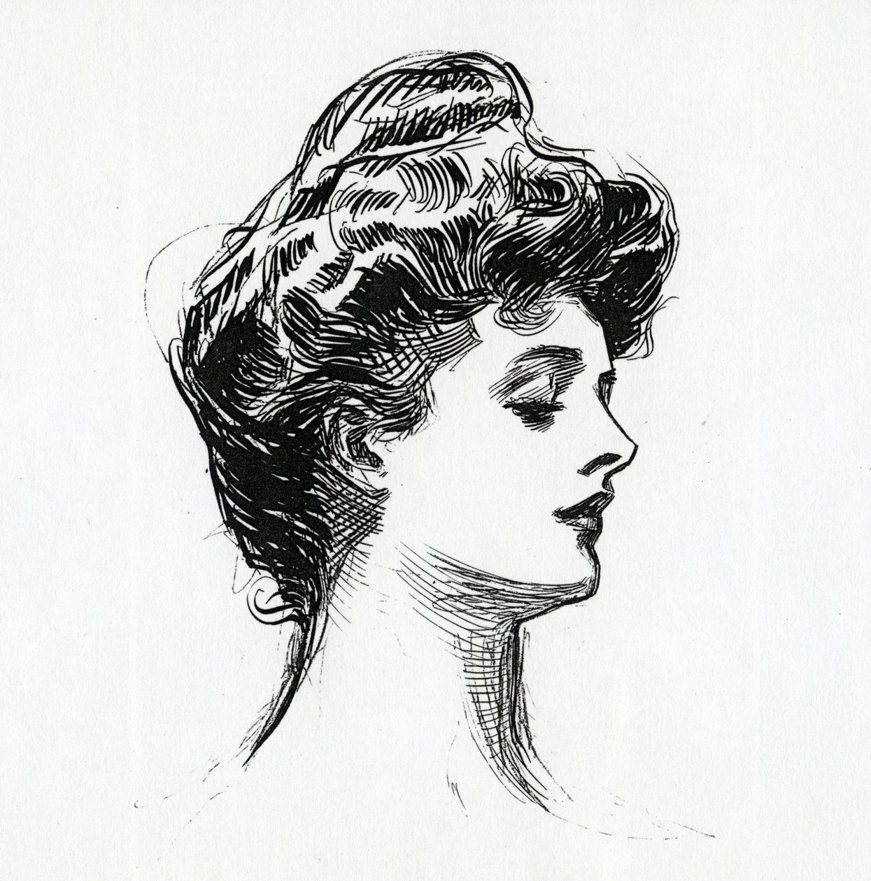 Ein Gibson-Mädchen, ca. 1902 von Charles Dana Gibson