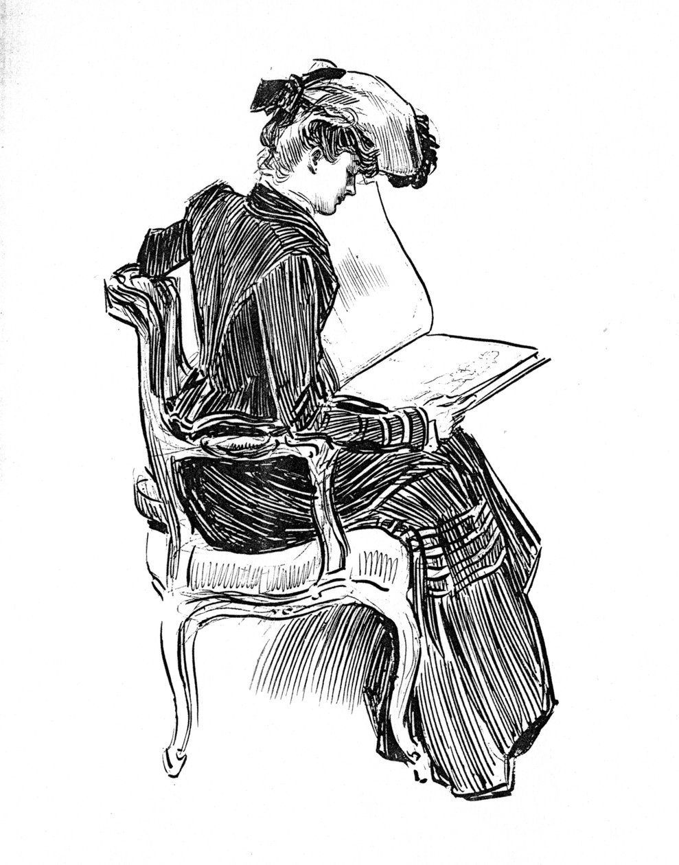Ein Gibson-Mädchen, ca. 1902 von Charles Dana Gibson