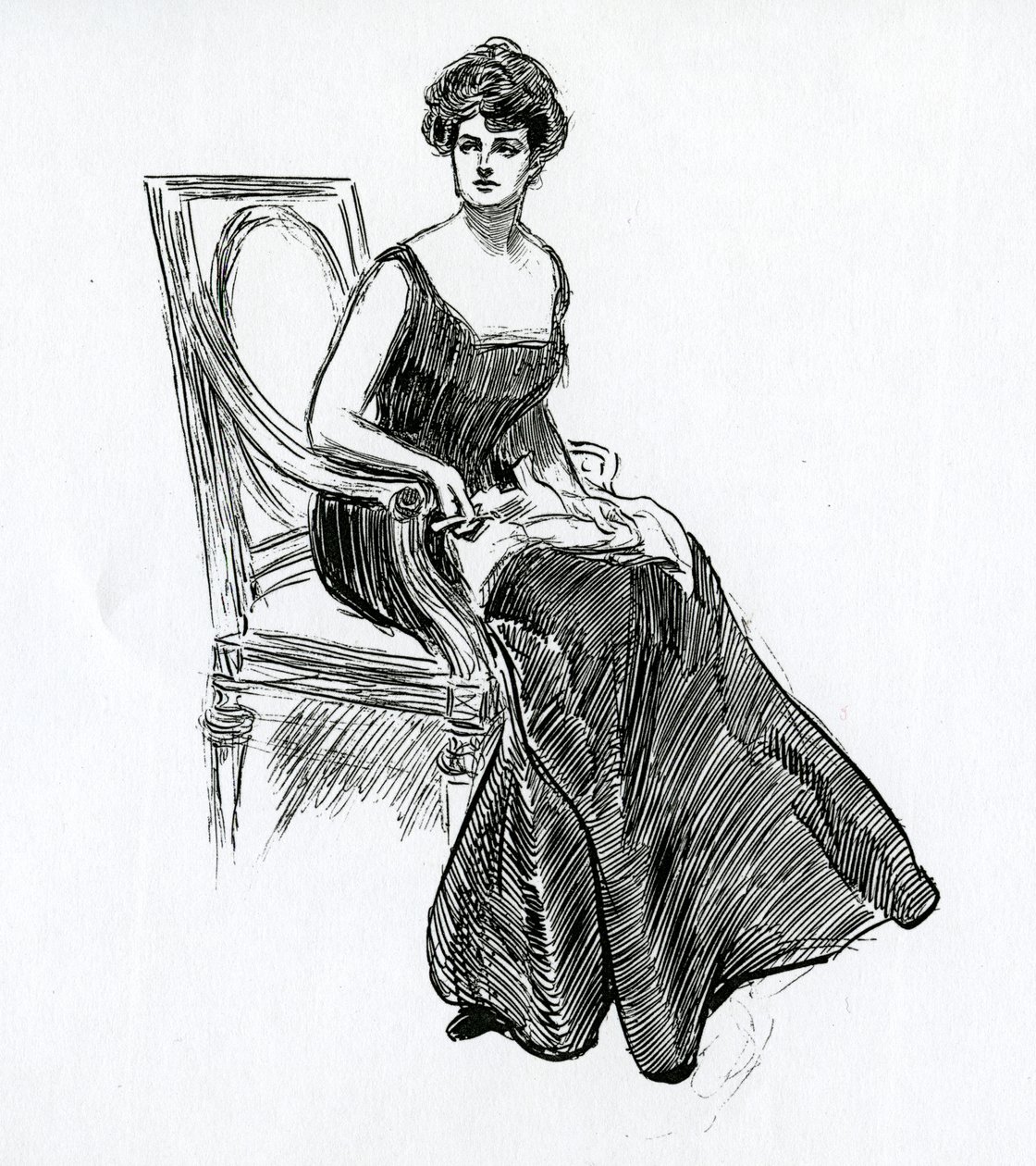 Ein Gibson-Mädchen, ca. 1902 von Charles Dana Gibson
