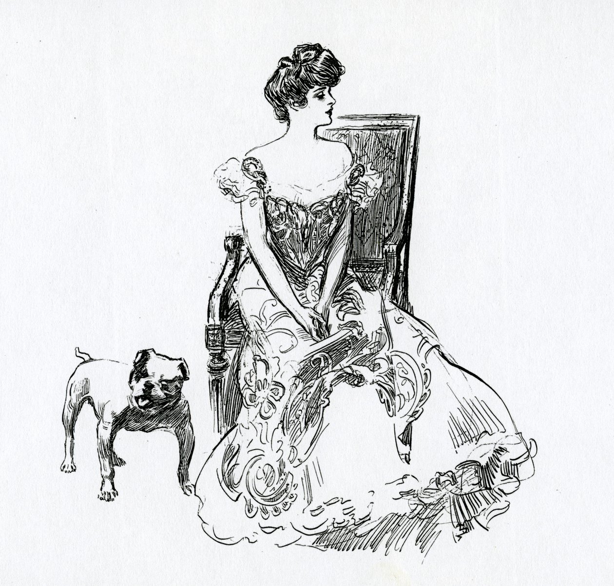 Ein Gibson-Mädchen, ca. 1902 von Charles Dana Gibson