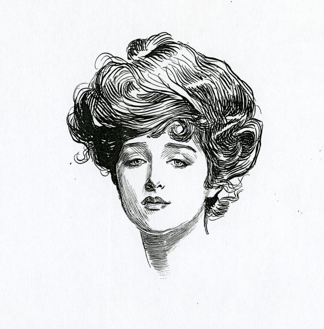 Ein Gibson-Mädchen, ca. 1902 von Charles Dana Gibson