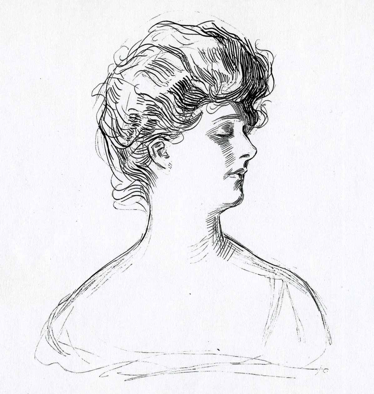 Ein Gibson-Mädchen, ca. 1902 von Charles Dana Gibson