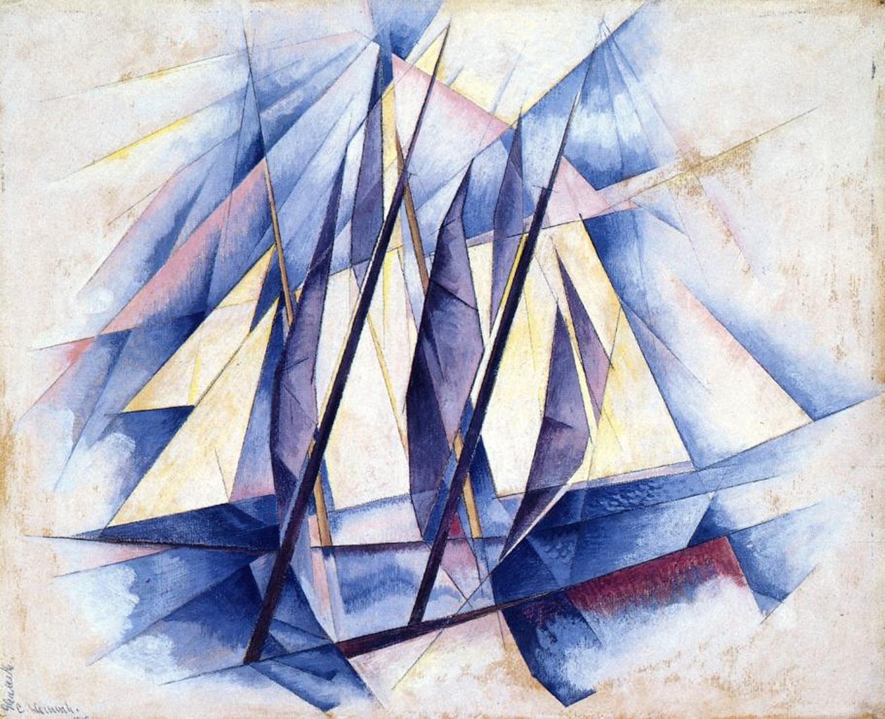 Segelboote, 1919 von Charles Demuth