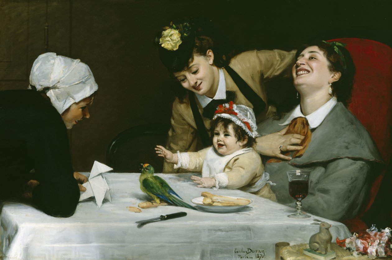 Fröhliche Leute, 1870 von Charles Emile Auguste Carolus Duran