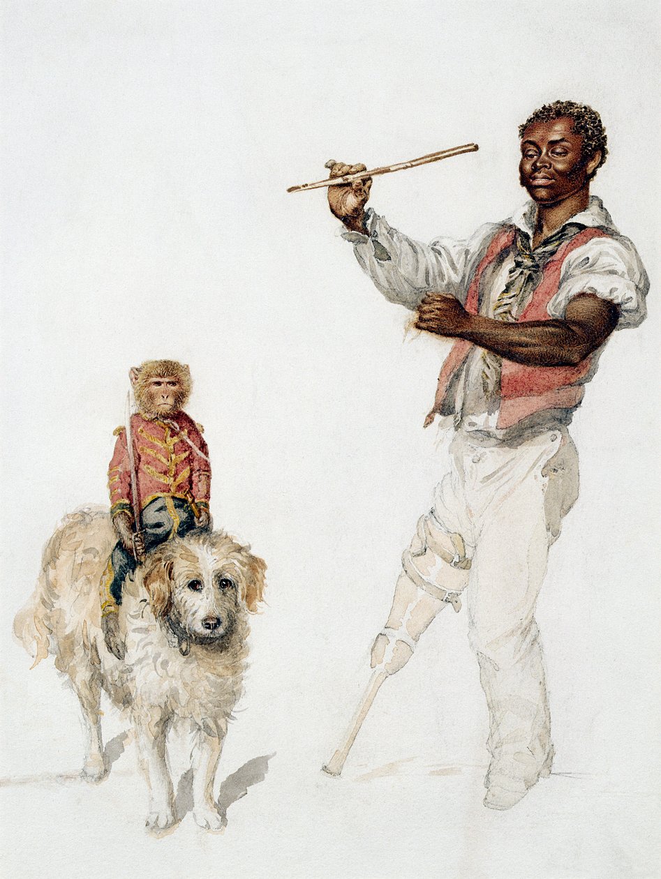 Der Entertainer, ca. 1870 von Charles Green
