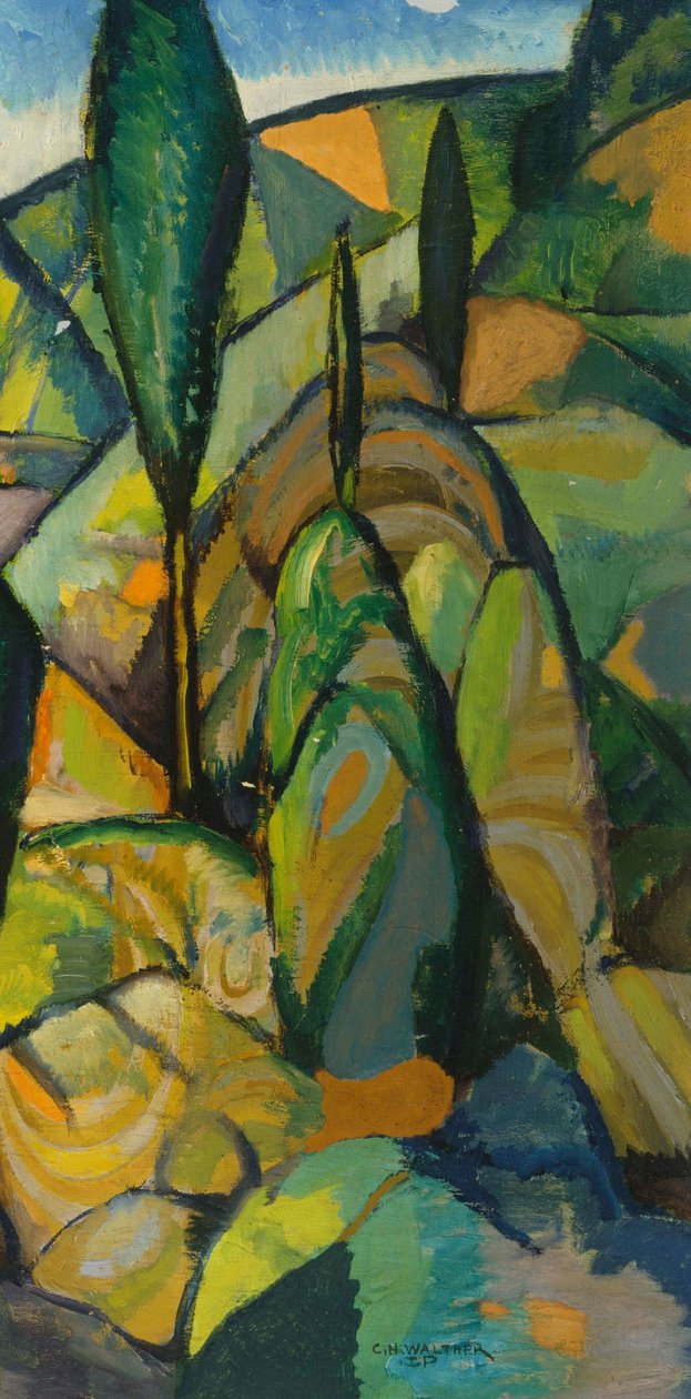 Abstrakte Landschaft von Charles H. Walther