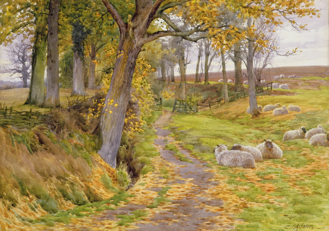 Ein Herbstnachmittag von Charles James Adams