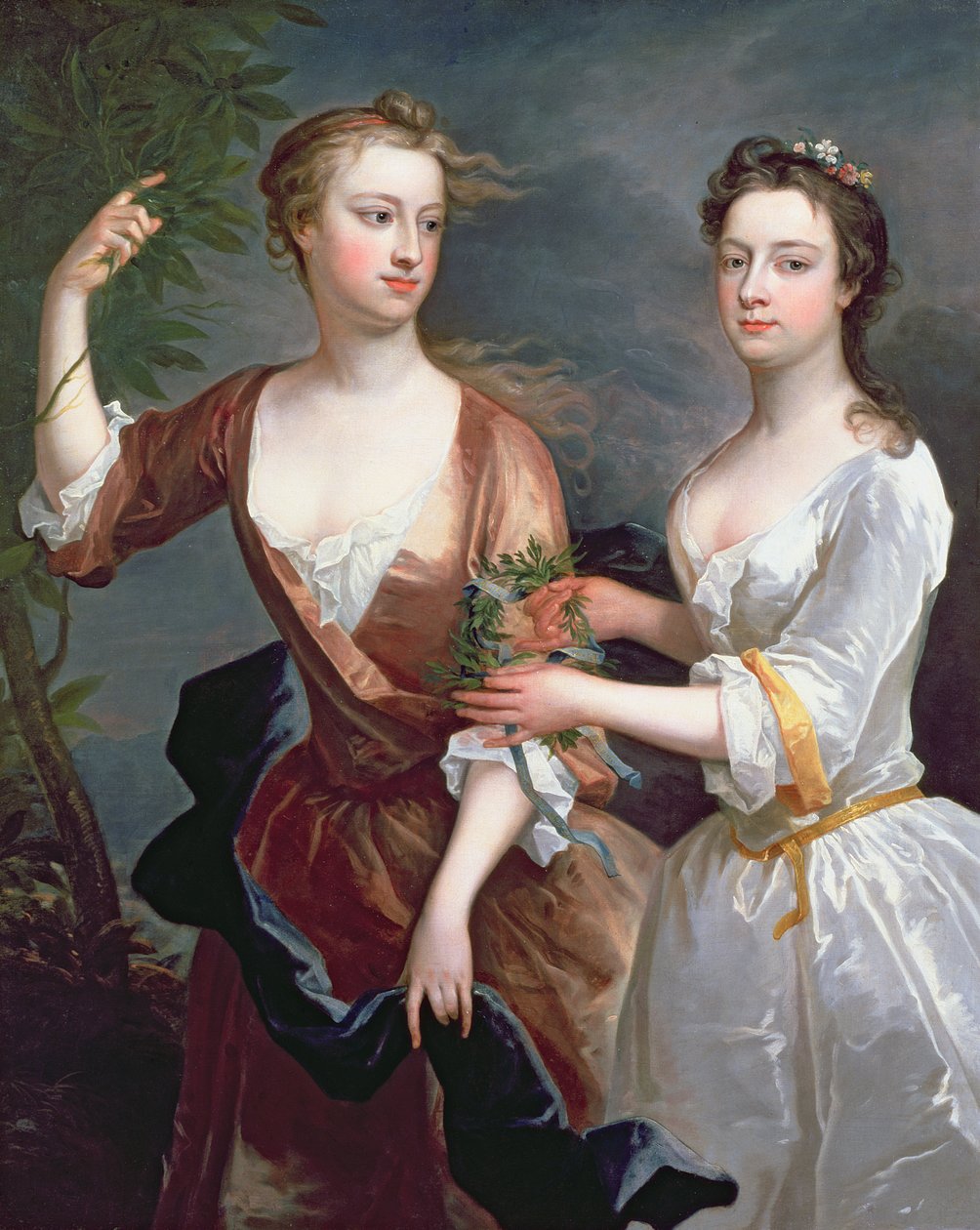 Martha und Teresa Blount, 1716 von Charles Jervas