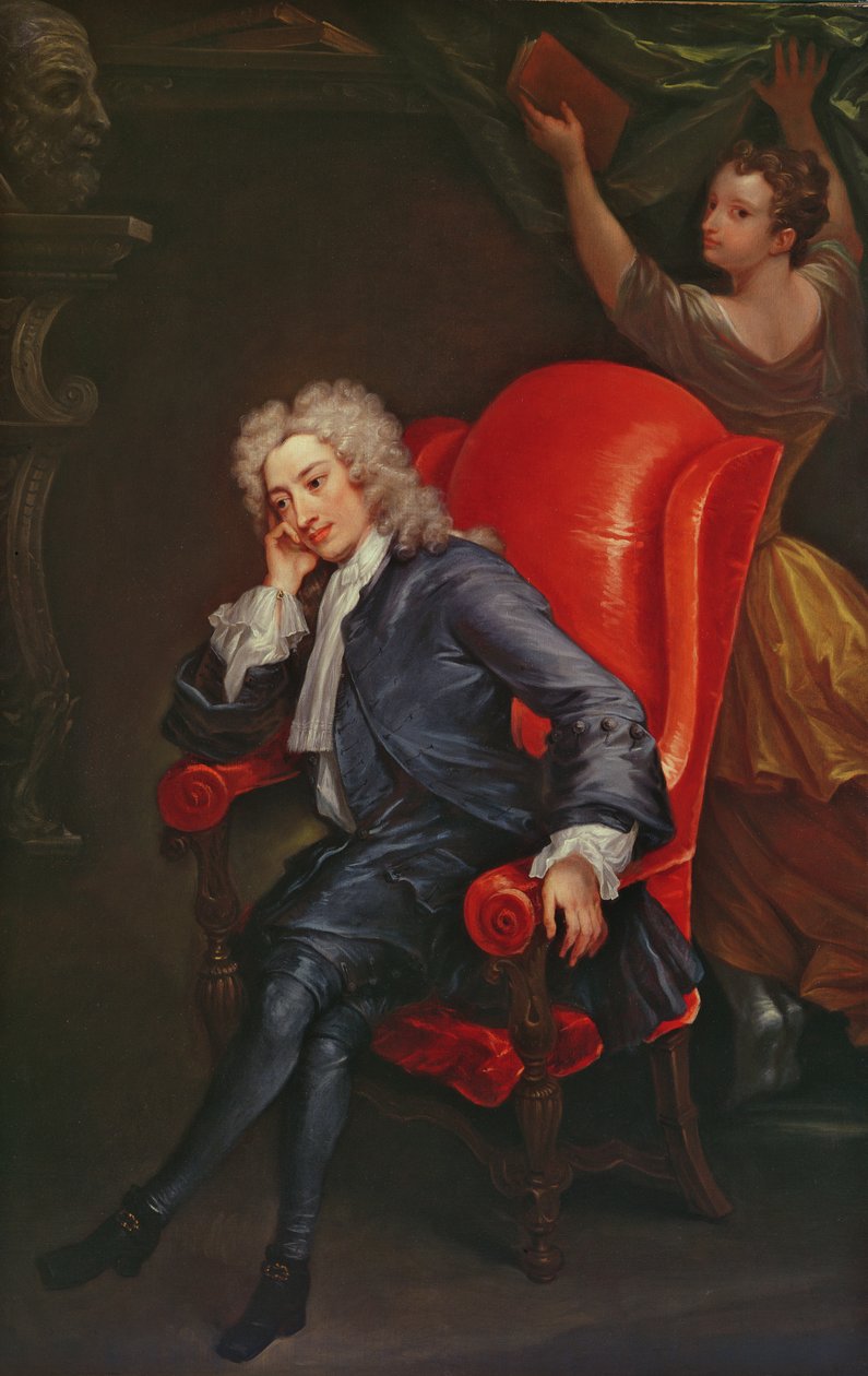 Porträt von Alexander Pope (1688-1744) ca. 1713-15 von Charles Jervas