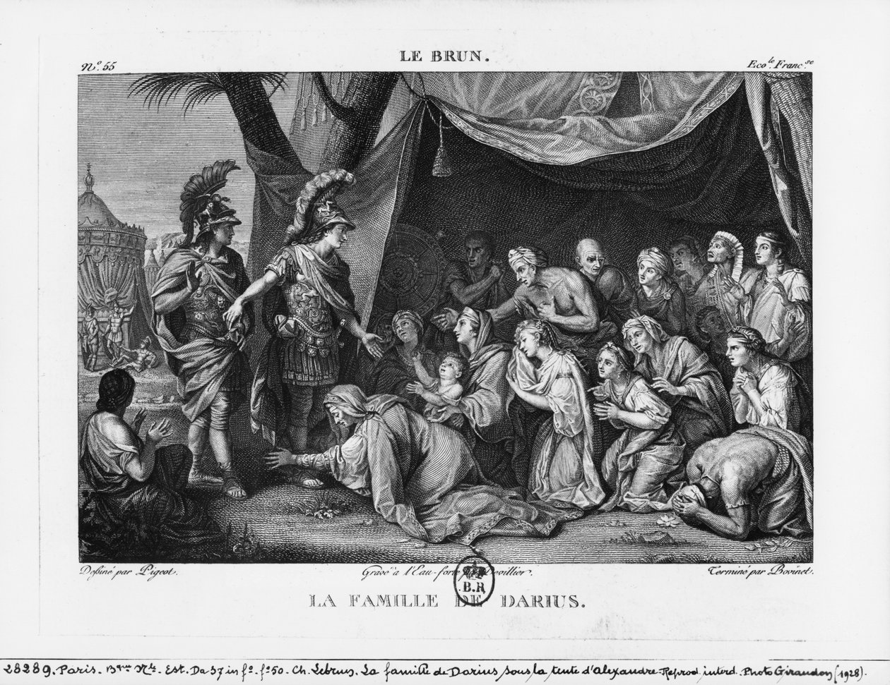 Die Familie des Darius vor Alexander dem Großen von Charles Le Brun