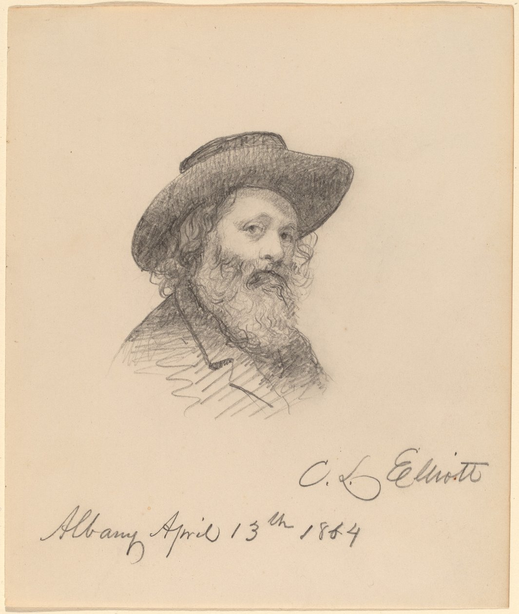 Porträt des Künstlers Asa W. Twitchell von Charles Loring Elliot