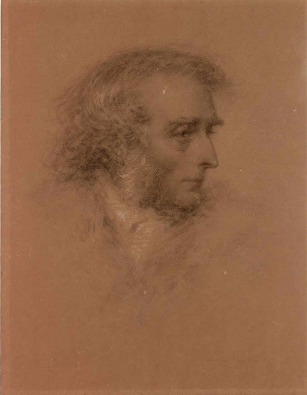 John Martin auf seinem Sterbebett von Charles Martin