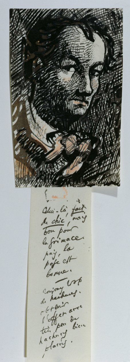 Selbstporträt von Charles Pierre Baudelaire