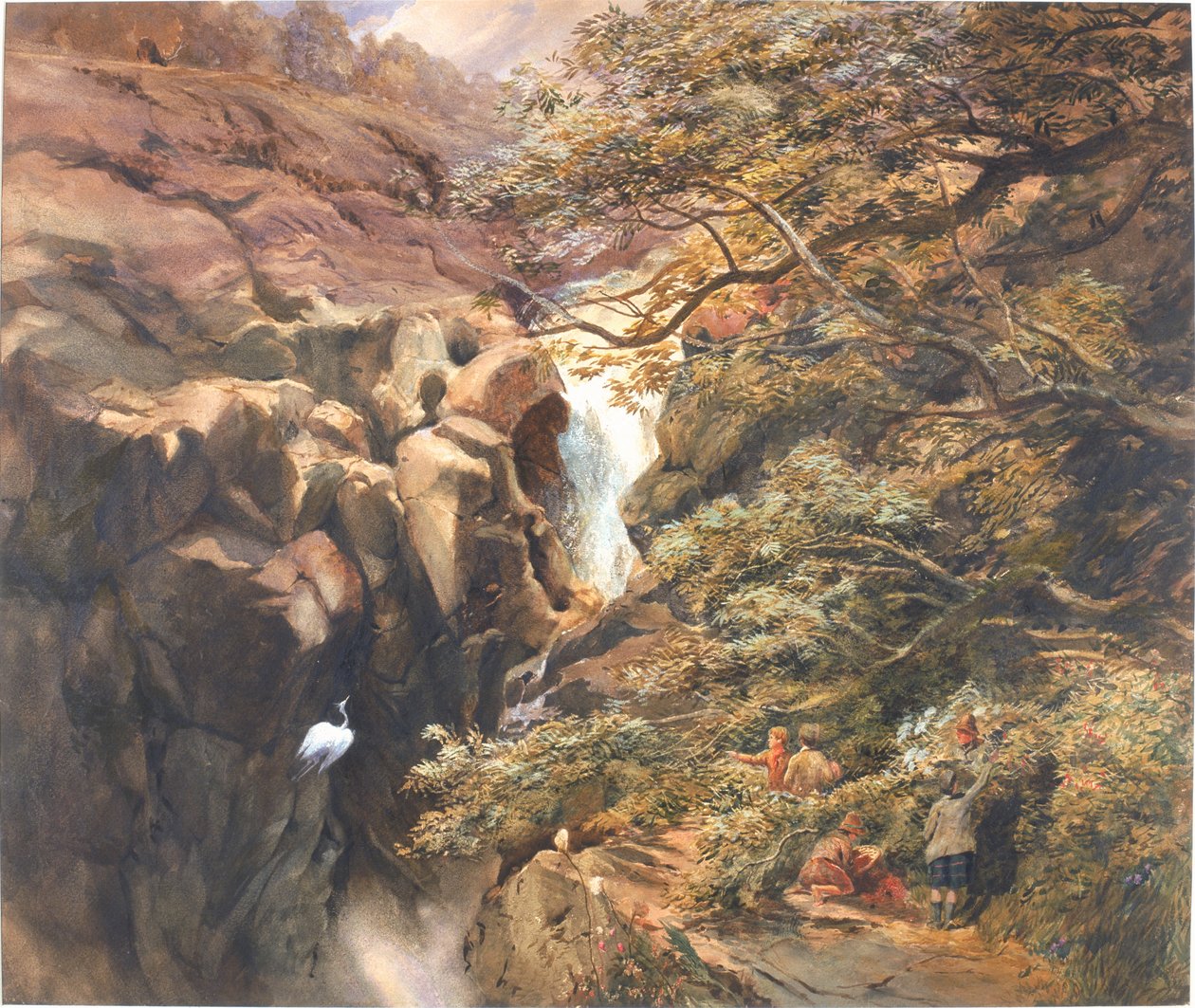 Wasserfälle von Bran von Charles Richardson