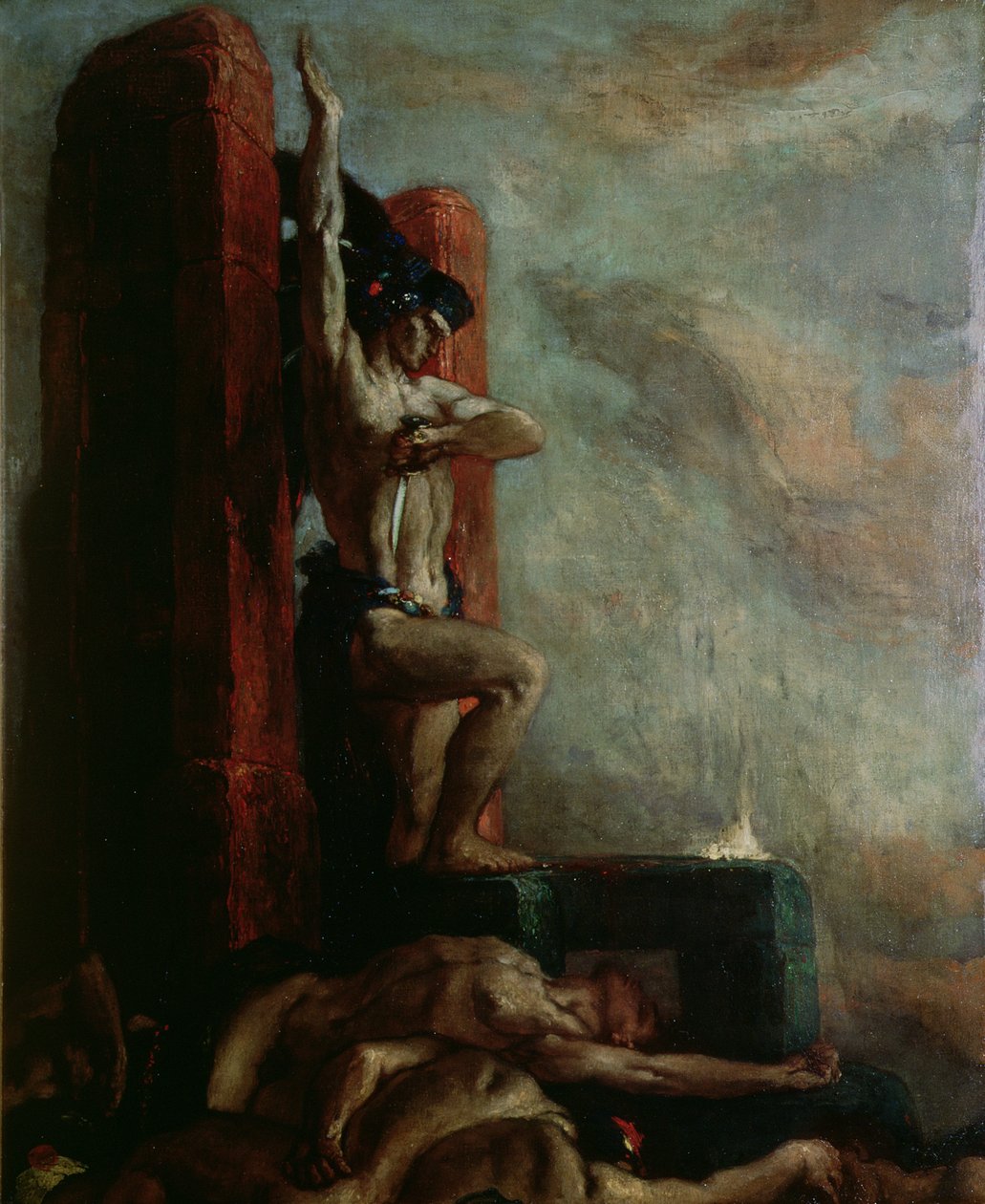 Der Tod von Montezuma (1466-1520), ca. 1924 von Charles Ricketts