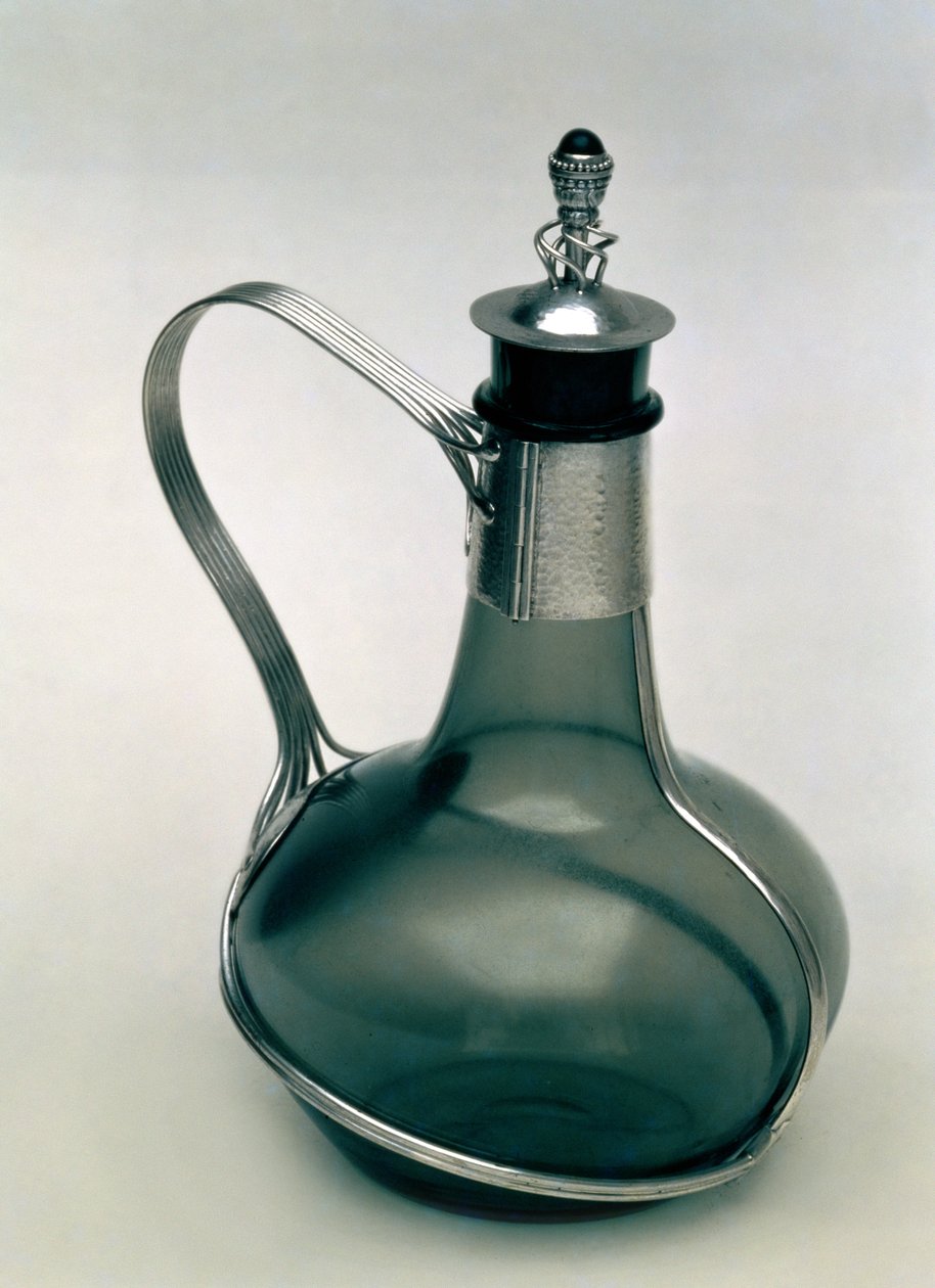 Dekanter mit Silbermontierungen, ca. 1904-05 von Charles Robert Ashbee