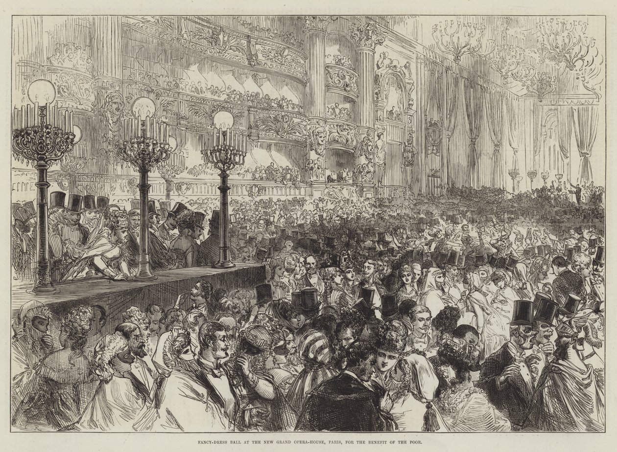 Kostümball im neuen Grand Opera-House, Paris, zugunsten der Armen von Sir John Charles Robinson