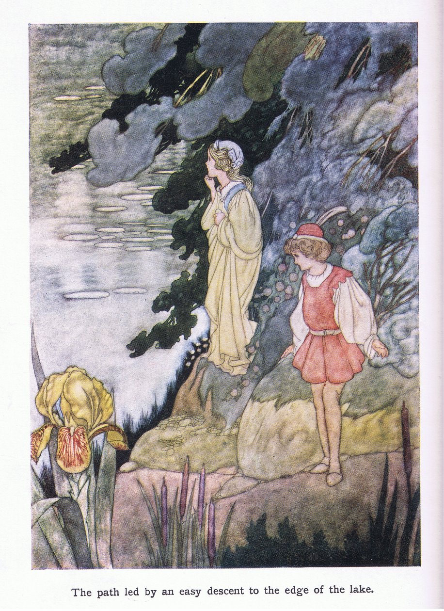Der Weg führte sanft zum Seeufer hinab von Charles Robinson