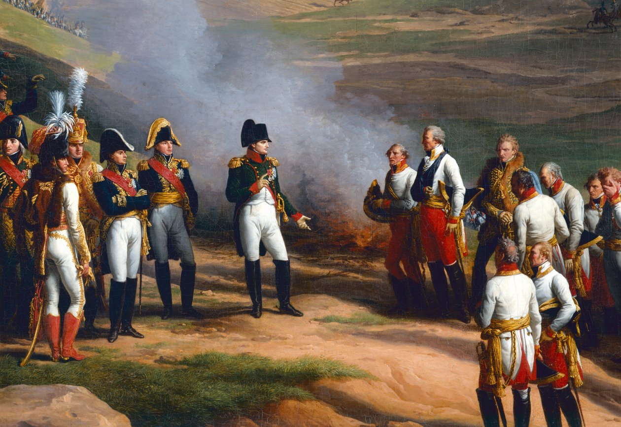 Detail aus Die Kapitulation von Ulm, 20. Oktober 1805 - Napoleon und die österreichischen Generäle, 1815 von Charles Thevenin