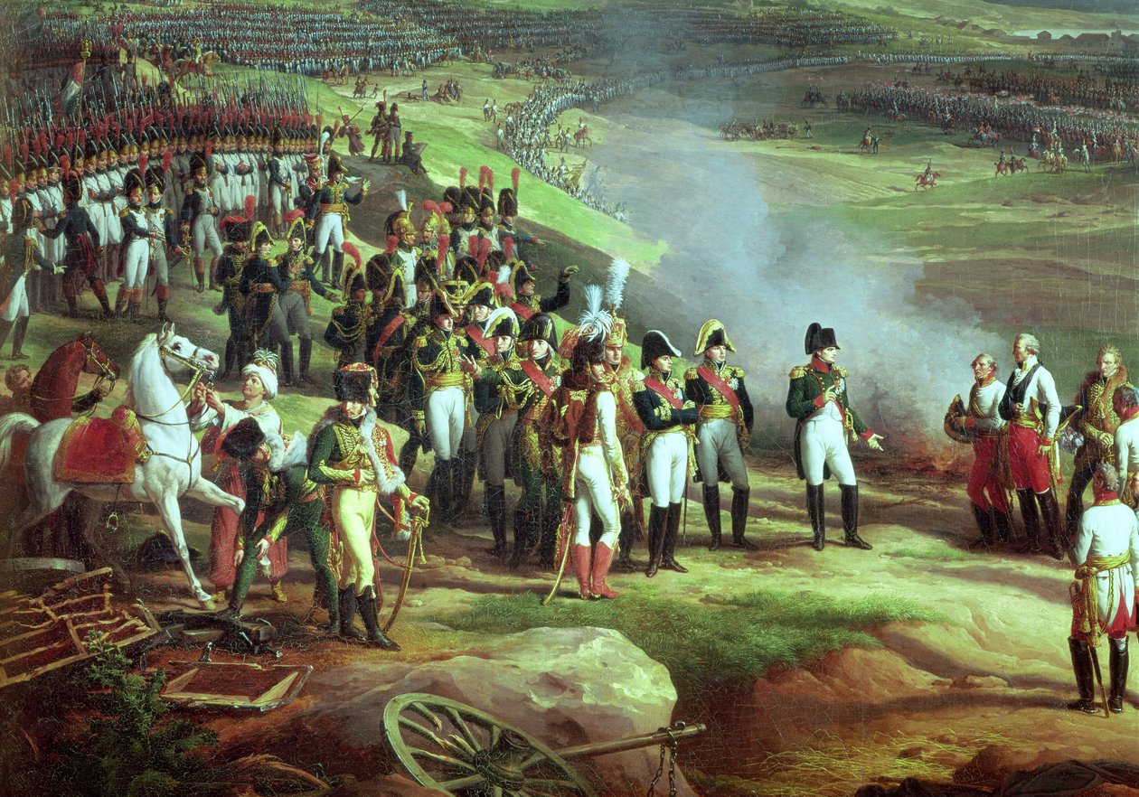 Die Kapitulation von Ulm, 20. Oktober 1805, Detail von Napoleon, 1815 von Charles Thevenin