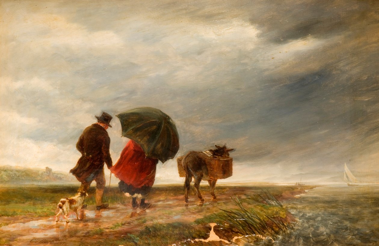 Zum Fähranleger, Appledore, 1856 von Charles Thomas Burt
