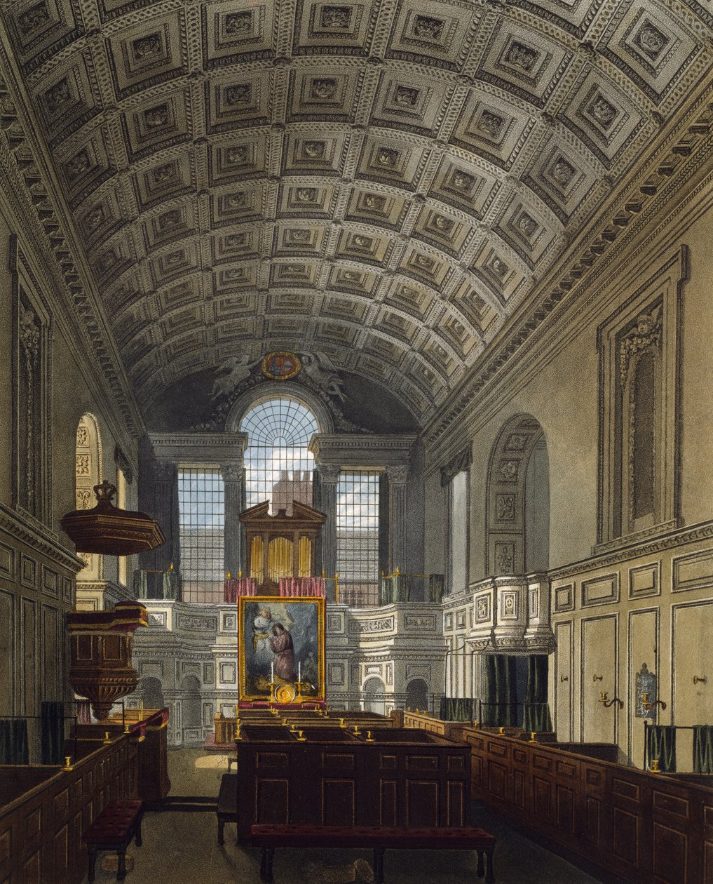 Deutsche Kapelle im St James Palace von Charles (after) Wild
