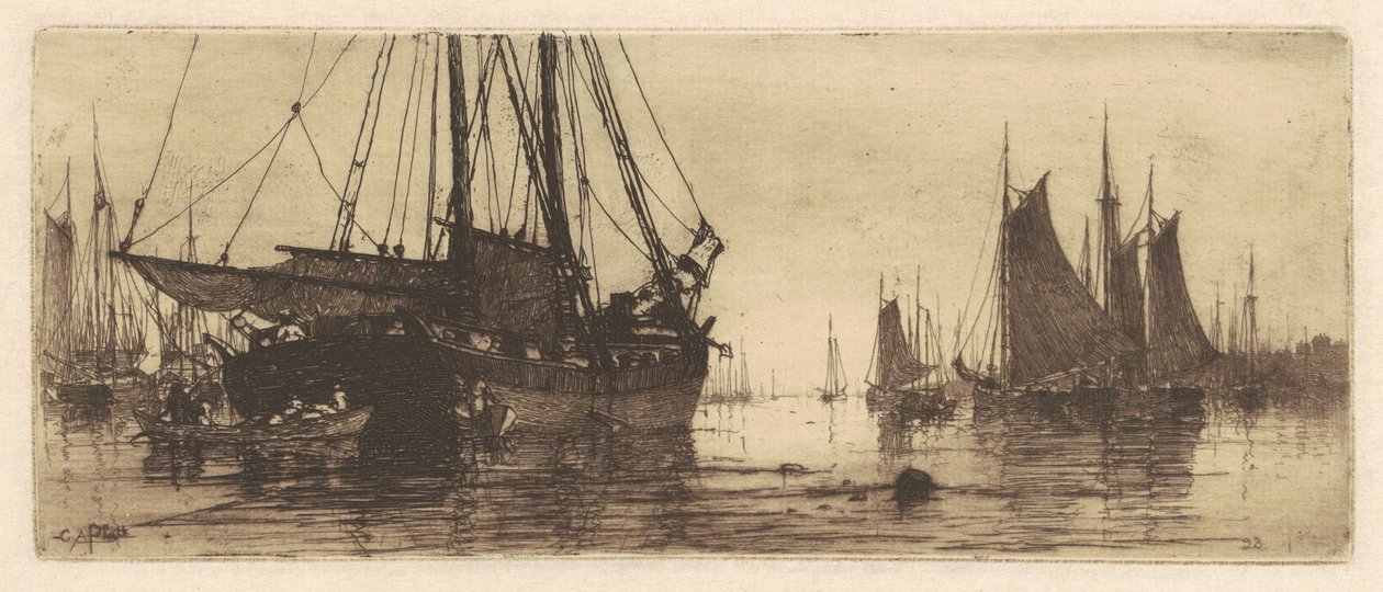 Fischerboote von Charles A. Platt