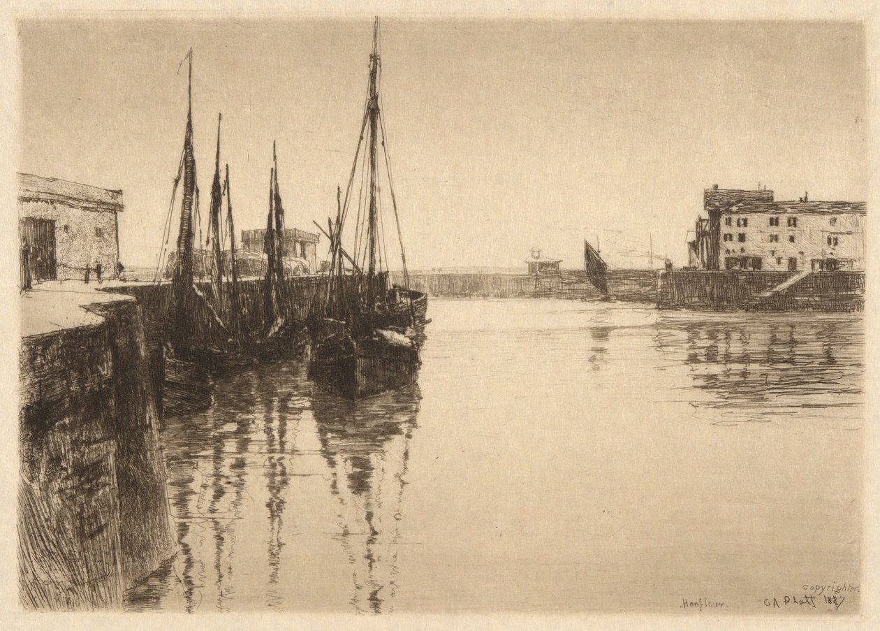 Honfleur von Charles A. Platt