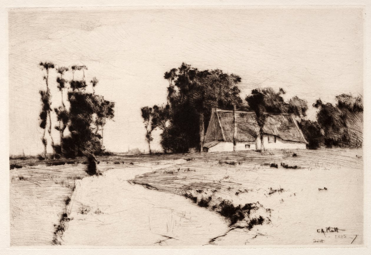 Bretagne-Bäume von Charles Adams Platt